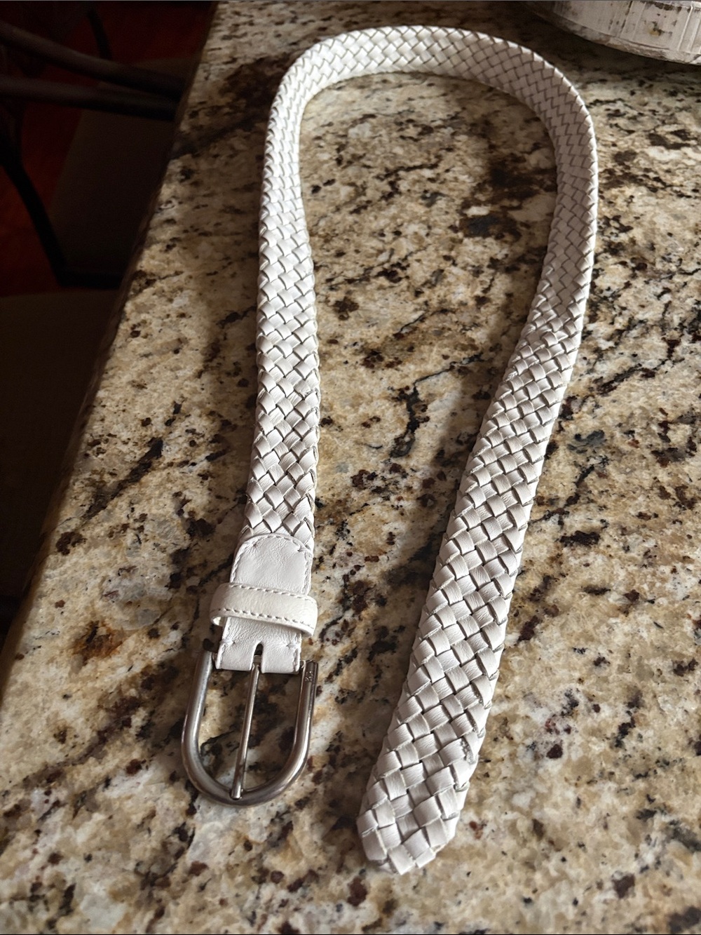 Ermenegildo Zegna White Leather Belt Accent - Picture 4 of 4